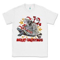 White Merry Christmas Tortoise And Koala Classic Tee - LillyAllenDesigns