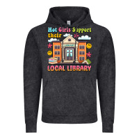 Vintage Black hot girls support their local library Vintage Hoodie - Artiststas