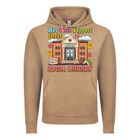 Vintage Coffee hot girls support their local library Vintage Hoodie - Artiststas