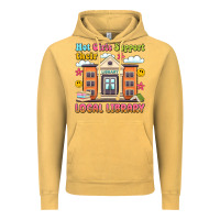 Vintage Mustard hot girls support their local library Vintage Hoodie - Artiststas