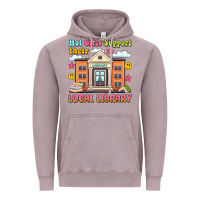 Vintage Zinc hot girls support their local library Vintage Hoodie - Artiststas