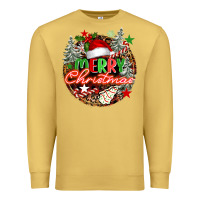 Antique Gold Merry christmas Premium Sweatshirt - FaDigitalArtStudio