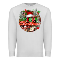Dove Grey Merry christmas Premium Sweatshirt - FaDigitalArtStudio
