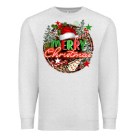 Oatmeal Heather Merry christmas Premium Sweatshirt - FaDigitalArtStudio
