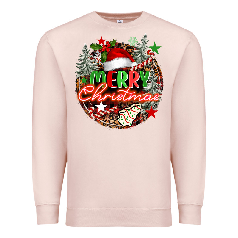 Merry Christmas Premium Sweatshirt by FaDigitalArtStudio | Teevron