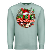 Seafoam Merry christmas Premium Sweatshirt - FaDigitalArtStudio