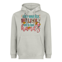 Moon Dust she works willingly with her hands Heavyweight Hoodie - FaDigitalArtStudio