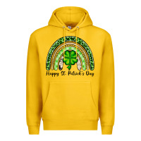 Lemon Happy St. Patrick's Day rainbow Premium Hoodie - OliviaCreatesArt