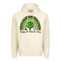 Tofu Happy St. Patrick's Day rainbow Premium Hoodie - OliviaCreatesArt