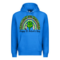 True Royal Happy St. Patrick's Day rainbow Premium Hoodie - OliviaCreatesArt