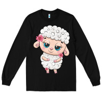 Black cute sheep Long Sleeve Tee - texasbilliewilder
