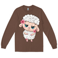Chestnut cute sheep Long Sleeve Tee - texasbilliewilder