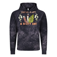 Cloud Black smoke away a sh tty day Vintage Hoodie - Artiststas