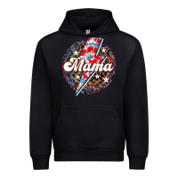Black Western Mama Patriotic Urban Hoodie - LillyAllenDesigns