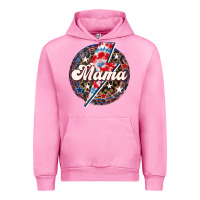 Fuchsia Pink Western Mama Patriotic Urban Hoodie - LillyAllenDesigns