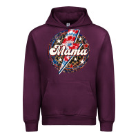 Mauve Wine Western Mama Patriotic Urban Hoodie - LillyAllenDesigns