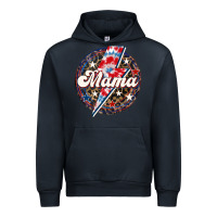 Navy Western Mama Patriotic Urban Hoodie - LillyAllenDesigns