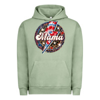 Pigment Oil Green Western Mama Patriotic Urban Hoodie - LillyAllenDesigns