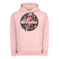 Pigment Salmon Western Mama Patriotic Urban Hoodie - LillyAllenDesigns