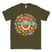 Army Green hello summer Classic Tee - JahusDesignShop