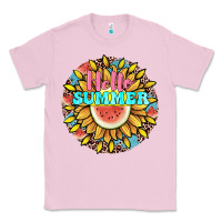 Bubblegum Pink hello summer Classic Tee - JahusDesignShop