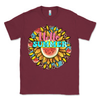 Burgundy hello summer Classic Tee - JahusDesignShop
