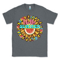 Charcoal Heather hello summer Classic Tee - JahusDesignShop