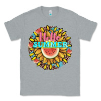 Heather Grey hello summer Classic Tee - JahusDesignShop
