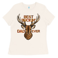 Bone best buckin' dad ever deer Ladies Tee - Jasminsmagicworld