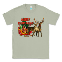 Matcha merry christmas two deers Classic Tee - LillyAllenDesigns
