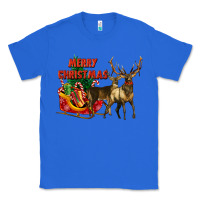 True Royal merry christmas two deers Classic Tee - LillyAllenDesigns