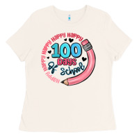 Bone happy 100 days of school Ladies Tee - MaliasSmallBusiness