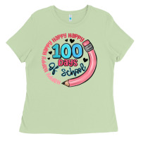 Matcha happy 100 days of school Ladies Tee - MaliasSmallBusiness