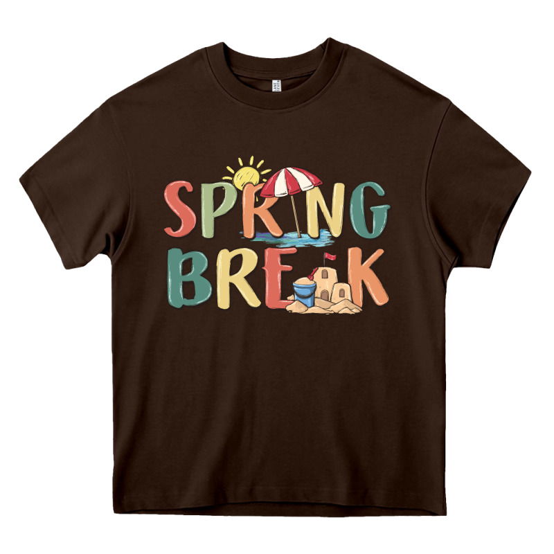Spring Break Heavy Core Tee by MaliasSmallBusiness | Teevron