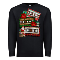 Black christmas cassette gemstone Premium Sweatshirt - FaDigitalArtStudio