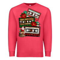 Cardinal christmas cassette gemstone Premium Sweatshirt - FaDigitalArtStudio