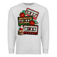 Dove Grey christmas cassette gemstone Premium Sweatshirt - FaDigitalArtStudio