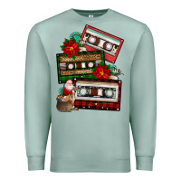 Seafoam christmas cassette gemstone Premium Sweatshirt - FaDigitalArtStudio