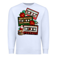 White christmas cassette gemstone Premium Sweatshirt - FaDigitalArtStudio