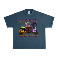 Midnight Navy this witch needs coffee before any hocus pocus Urban Heavy Tee - BarkalooDesign