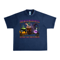 Navy this witch needs coffee before any hocus pocus Urban Heavy Tee - BarkalooDesign