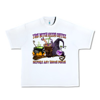 White this witch needs coffee before any hocus pocus Urban Heavy Tee - BarkalooDesign