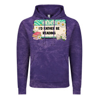 Cloud Purple hello id rather be reading Vintage Hoodie - Artiststas