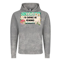 Cloud Rock hello id rather be reading Vintage Hoodie - Artiststas