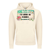 Vintage Artic hello id rather be reading Vintage Hoodie - Artiststas