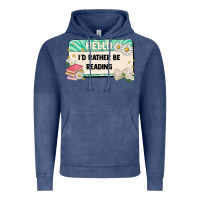 Vintage Denim hello id rather be reading Vintage Hoodie - Artiststas