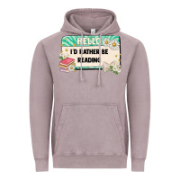 Vintage Zinc hello id rather be reading Vintage Hoodie - Artiststas