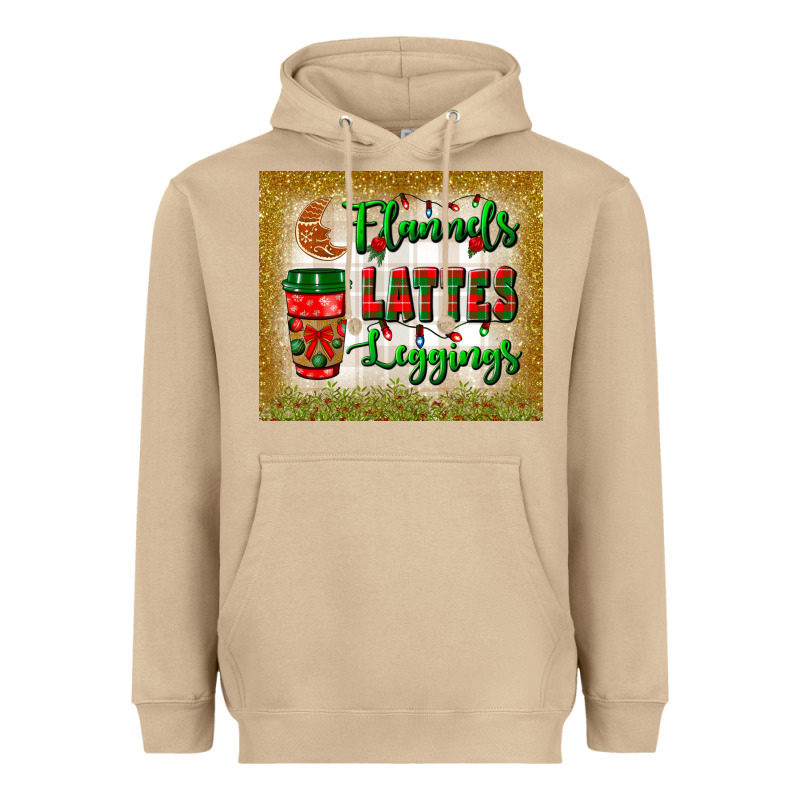 Flannels Lattes Leggings Tumbler Heavyweight Hoodie by BundleAndBundleShop | Teevron