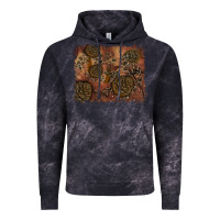 Cloud Black glitter leopard fall background Vintage Hoodie - RanaPortraitStore
