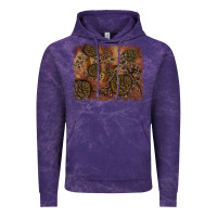 Cloud Purple glitter leopard fall background Vintage Hoodie - RanaPortraitStore